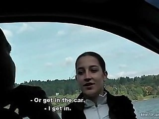 Breezy STOP Real Czech hitchhiker Lenka