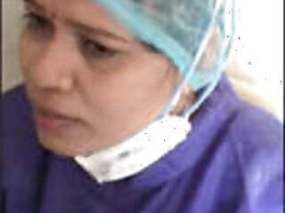 desi nurse deep throating chisel in