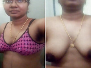 Lovable Indian woman with glasses