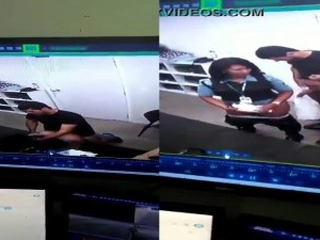 A hotwife office lady gets caught in the