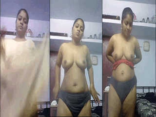Indian girl in south takes off down for