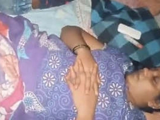 Desi bhabhi's bare sleep captured in