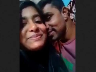 Steaming Indian couple shares romantic