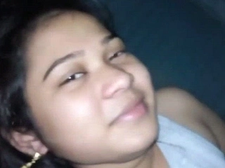 Beautiful damsel talks filthy with her