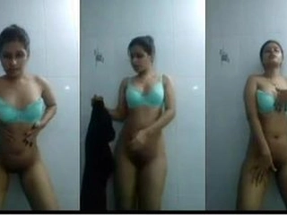 Tee, a classy Indian teen, shows off her