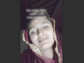 Horny desi girl's facial expression