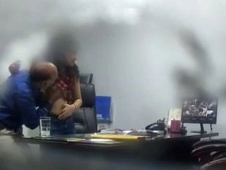 Office  scandal in India caught on tape