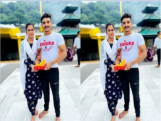 flick of Indian couple having