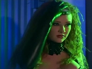 Redheaded damsel wearing spandex and