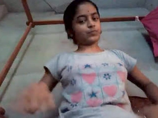 Nubile college girl moans in  while