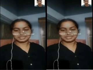 Telugu girl exposes her naked assets in